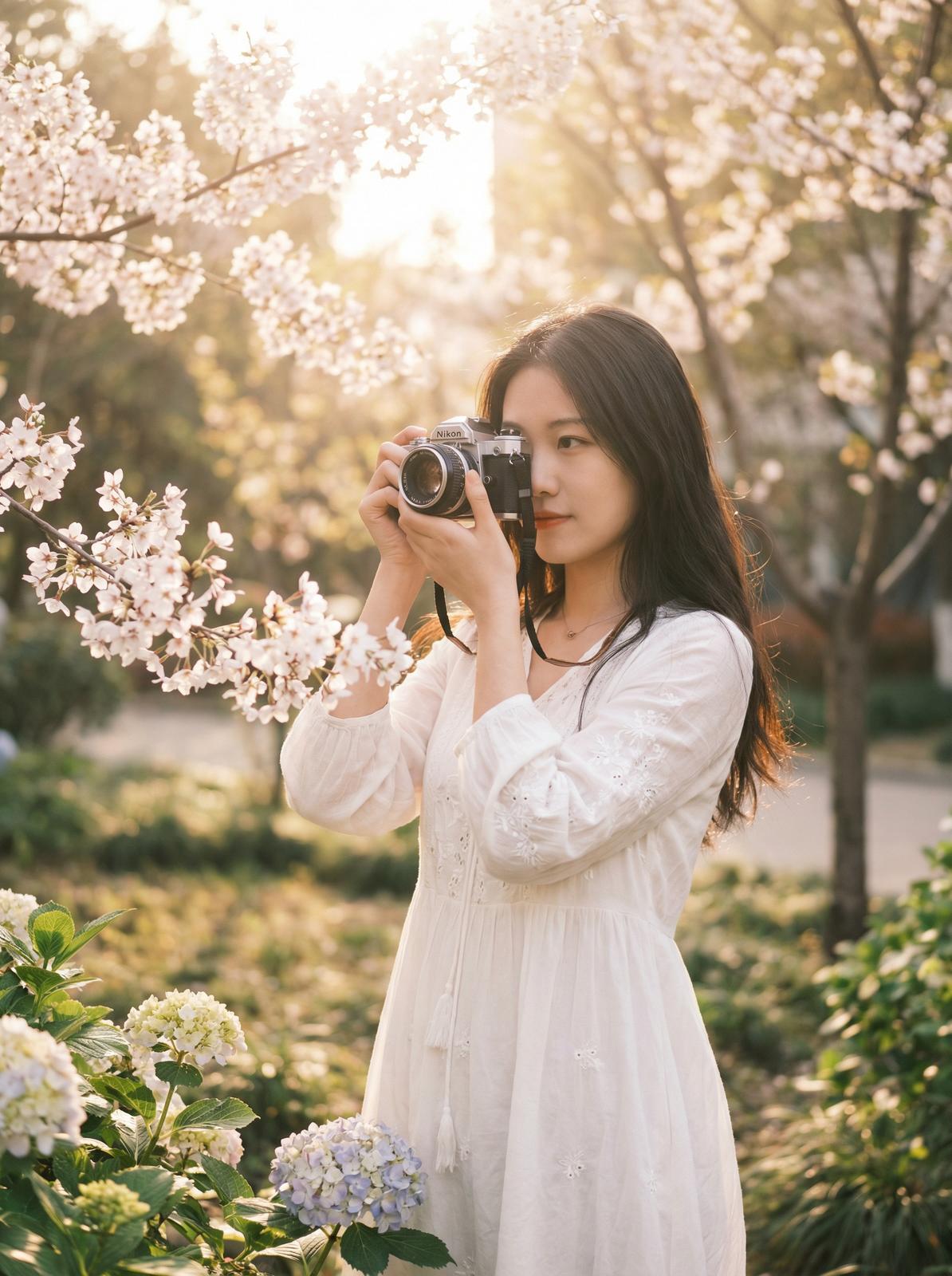 媚黑原创春日校园写真传媒