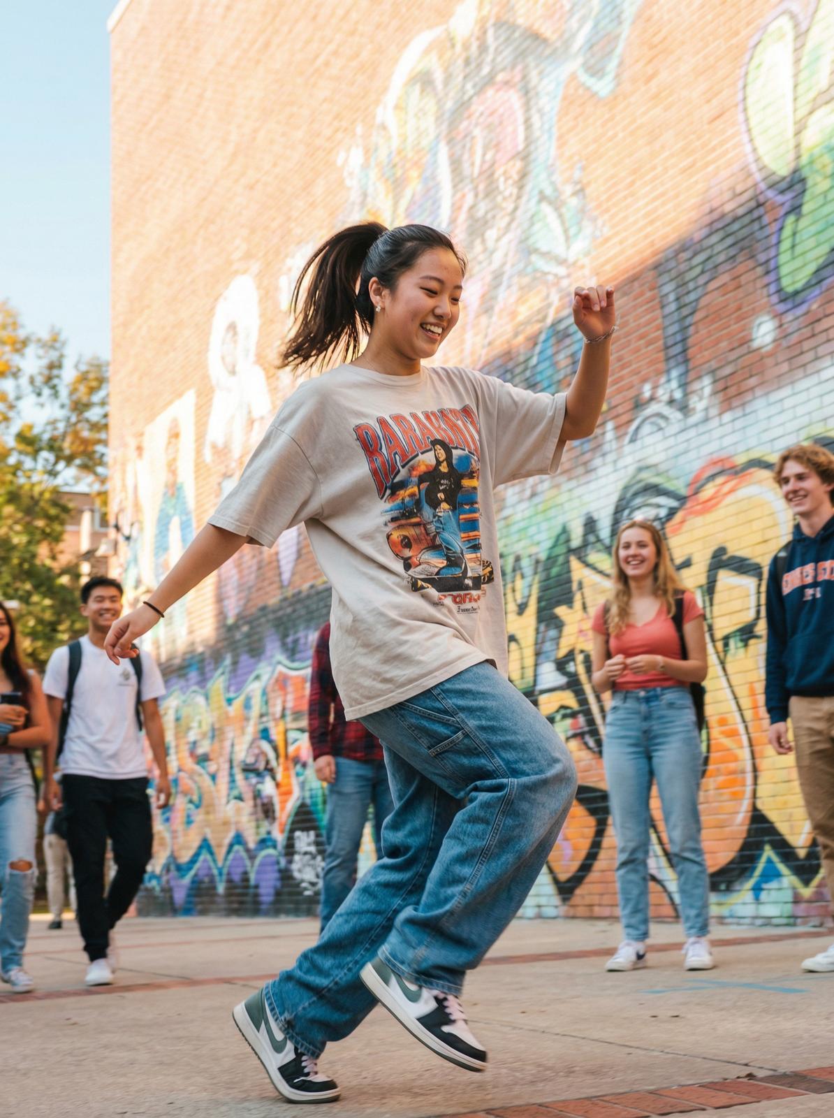 媚黑校园舞蹈短传媒